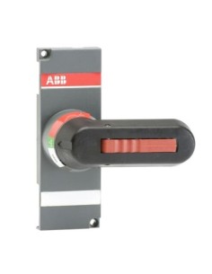 OTV250EK Rączka czarna do bezpośredniego montażu do OT160EV...250E oznakowanie: Test-OFF-ON Test-0-I blokada kłódkowa w pozyc