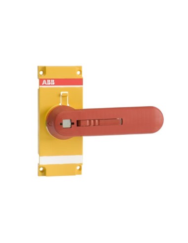 OTVY800EK Rączka żółto-czerwona do bezpośredniego montażu do OT630...800E oznakowanie: Test-OFF-ON Test-0-I blokada kłódkowa