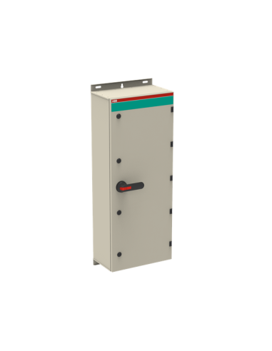 OT630KLUU4BZ Rozłącznik w obudowie 4P 400V AC22 570A obudowa IP65 z blachy stalowej rączka czarna blokada drzwiczek w pozyc