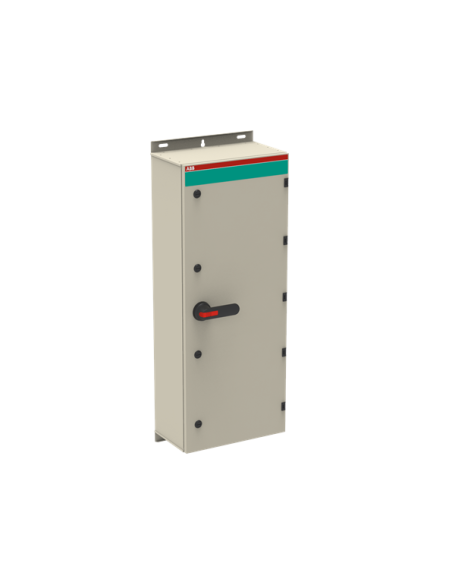 OT800KLUU4BZ Rozłącznik w obudowie 4P 400V AC22 720A obudowa IP65 z blachy stalowej rączka czarna blokada drzwiczek w pozyc