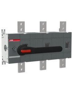 OT1600E03W8P Rozłącznik izolacyjny 1600A 3P napęd z przodu z wałkiem i czarną rączką IP65 odległość między biegunami monta