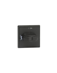OHBS1AH Pokrętło wyboru czarne IP54 do OT16...80F na wałek 6mm oznaczenie: I-0 ON-OFF