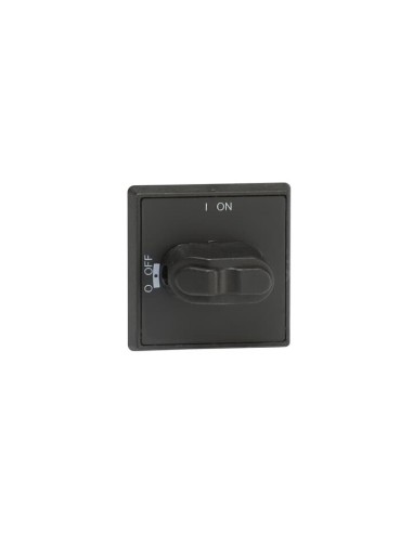 OHBS1AH1 Pokrętło wyboru czarne IP54 do OT16...80F na wałek 6mm oznaczenie: I-0 ON-OFF blokada otwarcia drzwi w pozycji ON