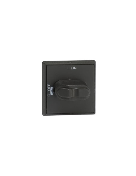 OHBS1AH1 Pokrętło wyboru czarne IP54 do OT16...80F na wałek 6mm oznaczenie: I-0 ON-OFF blokada otwarcia drzwi w pozycji ON