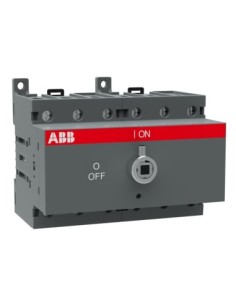 OT63F6 Rozłącznik 63A 6P napęd z przodu bez wałka i rączki osłona zacisków IP20 montaż na płycie lub szynie DIN