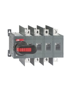 OT250E04WCFP Przełącznik (I-0-II) 250A 4P przełączanie szybkie napęd z przodu bez wałka i rączki zwiększona odległość międ