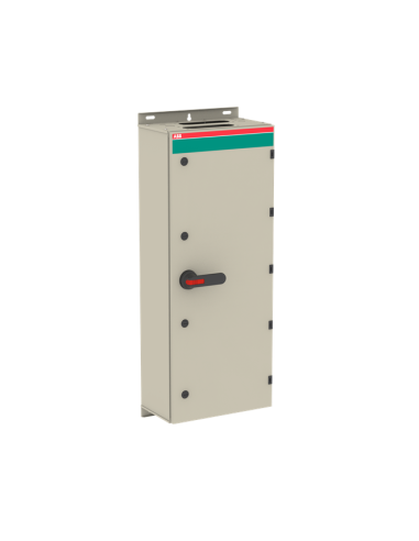 OT630KLCC3BZ Rozłącznik w obudowie 3P 400V AC22 570A obudowa IP65 z blachy stalowej rączka czarna blokada drzwiczek w pozyc