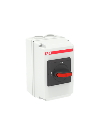 OTDCP16S11M rozłącznik DC w obudowie 2- bieg 660VDC pokrętło czarne