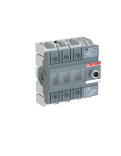 OT160G30 Rozłącznik 160A 3P napęd z przodu bez wałka i rączki osłona zacisków IP20 montaż na płycie lub szynie DIN