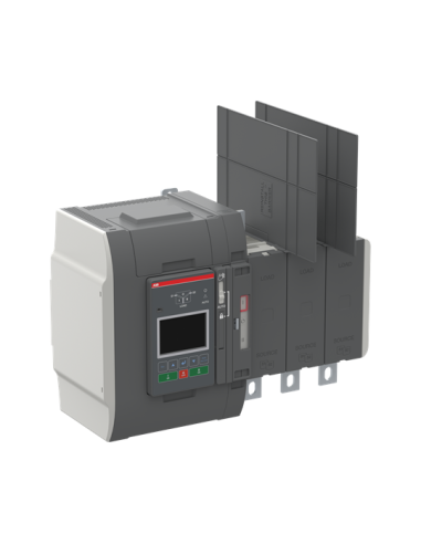 OXB630E3X3QB Przełącznik automatyczny 630A 3P 200–480 VAC I-O-II sterownik Level 3 LCD zasilanie od dołu obciążenie od gór