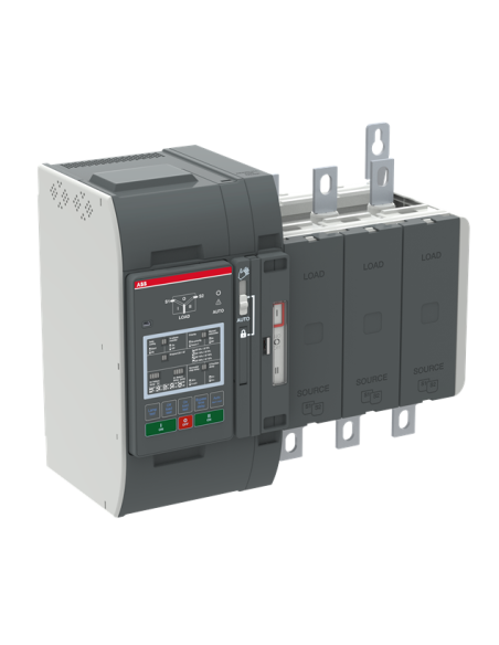 OXB315E3X2QB Przełącznik automatyczny 315A 3P 200–480 VAC I-O-II sterownik Level 2 DIP zasilanie od dołu obciążenie od gór