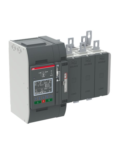 OXB315E3X2QT Przełącznik automatyczny 315A 3P 200–480 VAC I-O-II sterownik Level 2 DIP zasilanie od góry obciążenie od doł