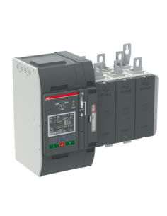 OXB400E3X2QT Przełącznik automatyczny 400A 3P 200–480 VAC I-O-II sterownik Level 2 DIP zasilanie od góry obciążenie od doł