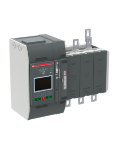 OXB400E3X3QB Przełącznik automatyczny 400A 3P 200–480 VAC I-O-II sterownik Level 3 LCD zasilanie od dołu obciążenie od gór