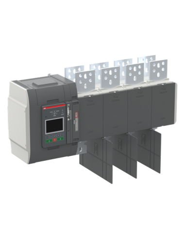 OXB1000E3S3QT Przełącznik automatyczny 1000A 3P+N jednoczesny 200–480 VAC I-O-II sterownik Level 3 LCD zasilanie od góry o