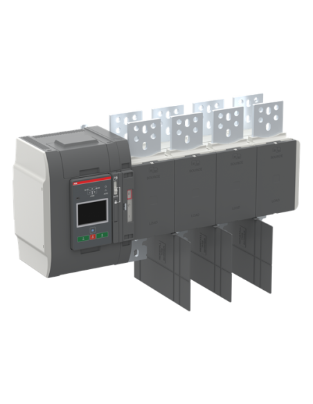 OXB1000E3S4QT Przełącznik automatyczny 1000A 3P+N jednoczesny 200–480 VAC I-O-II sterownik Level 4 Touch zasilanie od góry