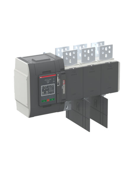 OXB1000E3X2QT Przełącznik automatyczny 1000A 3P 200–480 VAC I-O-II sterownik Level 2 DIP zasilanie od góry obciążenie od d