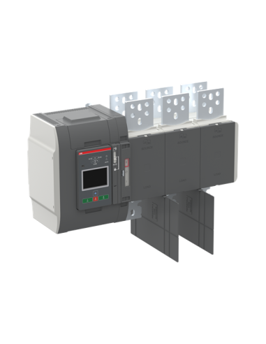 OXB1600E3X4QT Przełącznik automatyczny 1600A 3P 200–480 VAC I-O-II sterownik Level 4 Touch zasilanie od góry obciążenie od